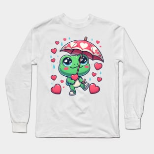 Valentine's Cartoon Delights T-Shirt Long Sleeve T-Shirt